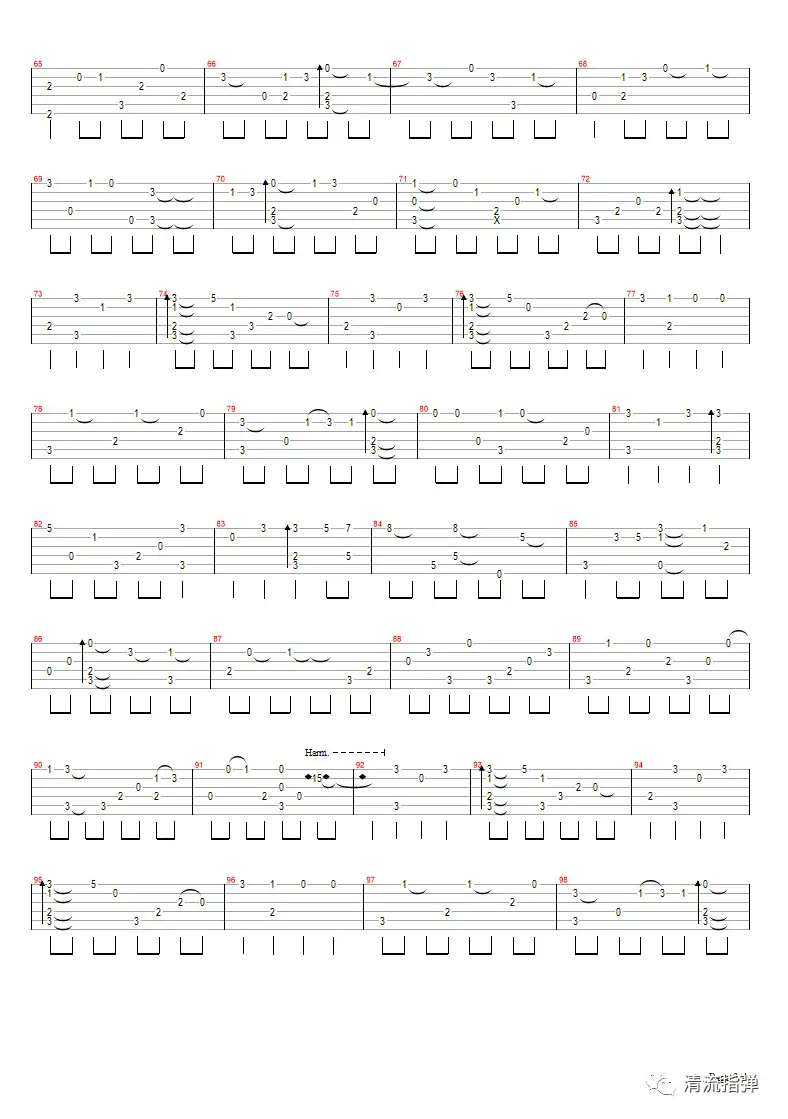 淘汰指弹吉他谱3-陈奕迅